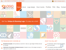 Tablet Screenshot of 9logodesign.com